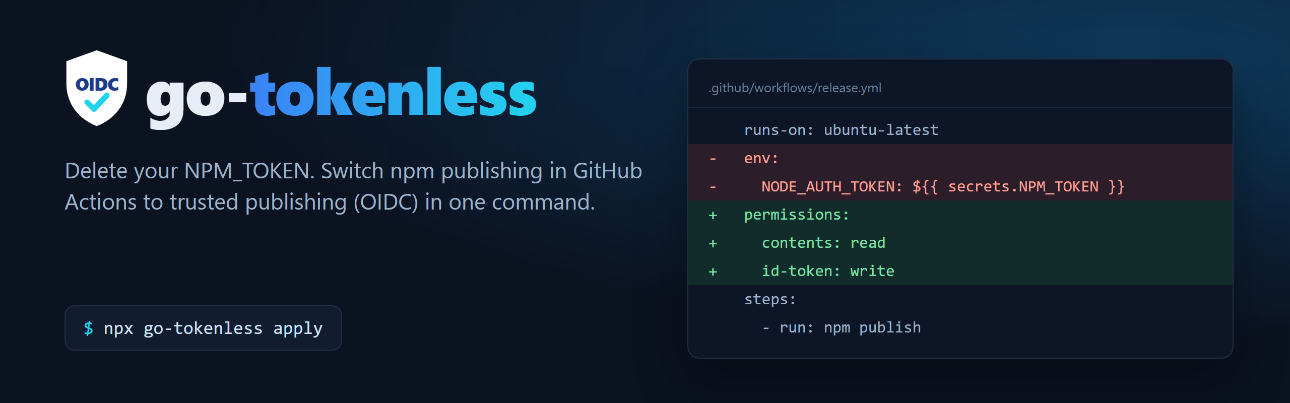 go-tokenless